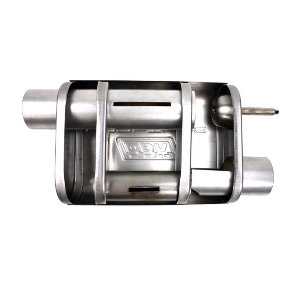 Universal 3 Inch Varitune Adjustable Muffler Double Offset (439 S_S)-31035